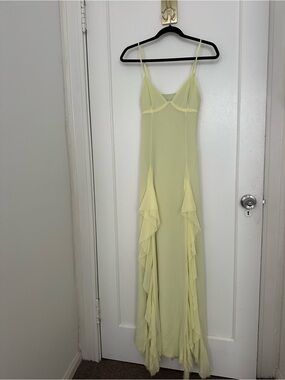 WHITE FOX SUMMER SOLSTICE DRESS IN LEMON